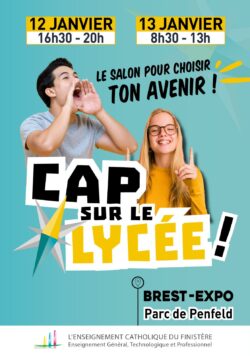 Affiche Cap sur le Lycée 2024 à Brest